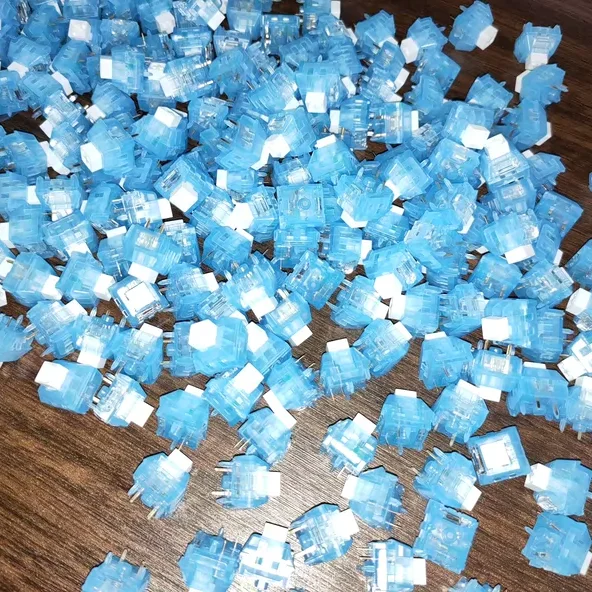30/60/110pcs Kailh Arctic Fox Box Switch - 5-pin Clicky Tactile Switch With Rgb Smd For Gaming Mechanical Keyboard Switch