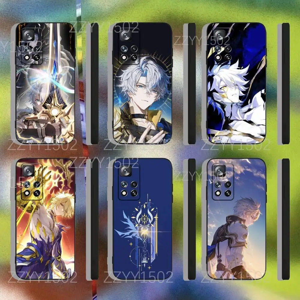 

H-Honkai Star Rail Phainon Phone Case For Samsung S25,S24,Ultra,S20,S30,Plus,S22,S23,Ultra,Plus,5G Black Silicone Soft