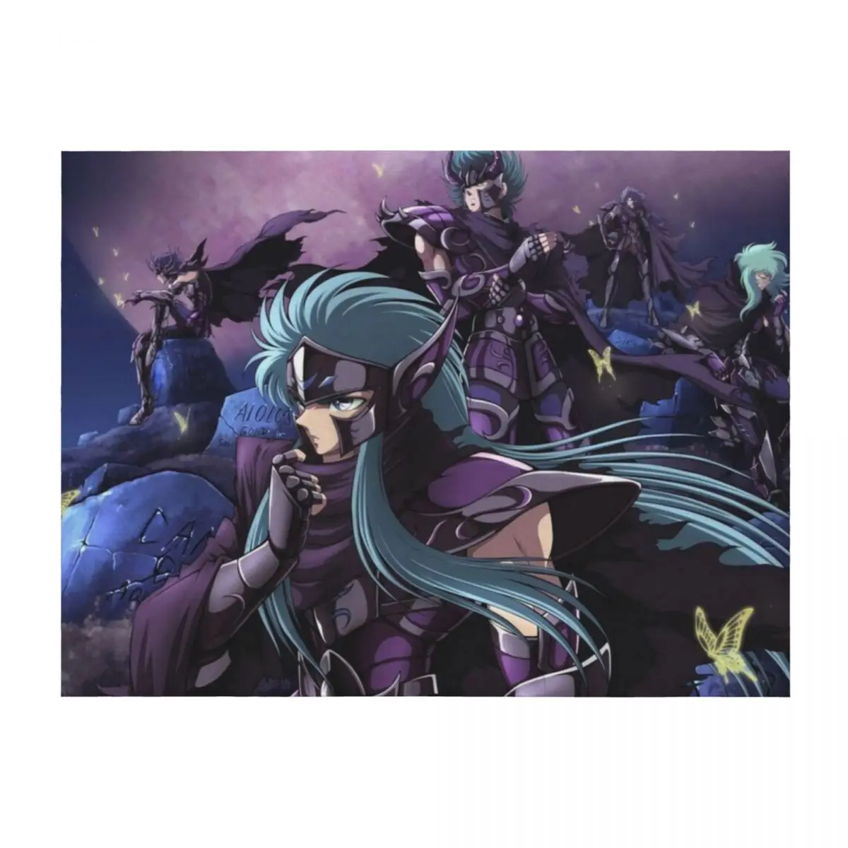 

Saint Seiya Knights of the Zodiac Throw Blanket Plush Luxury Thicken Decoratives Blankets