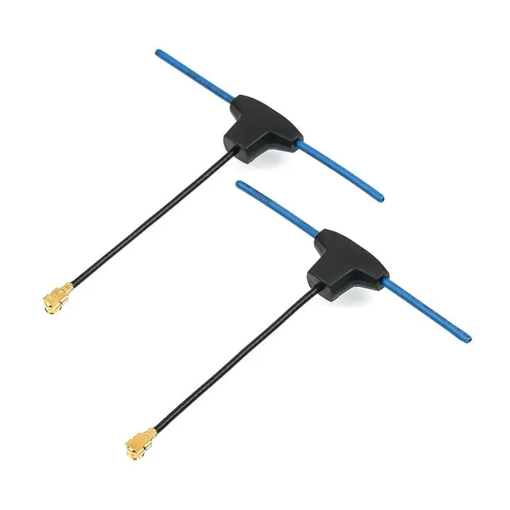 2PCS BETAFPV Dipole T Antenna 2dBi IPEX 46mm 80mm Replacement for BETAFPV ELRS 2.4G 915MHZ Nano Receiver DIY Parts