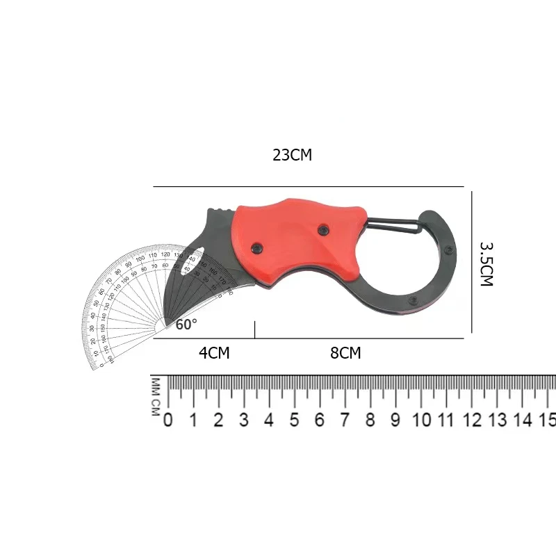 New Outdoor Portable Knife Multi purpose Mountaineering Hook Mini Folding Claw Open Box Necklace high hardness knife