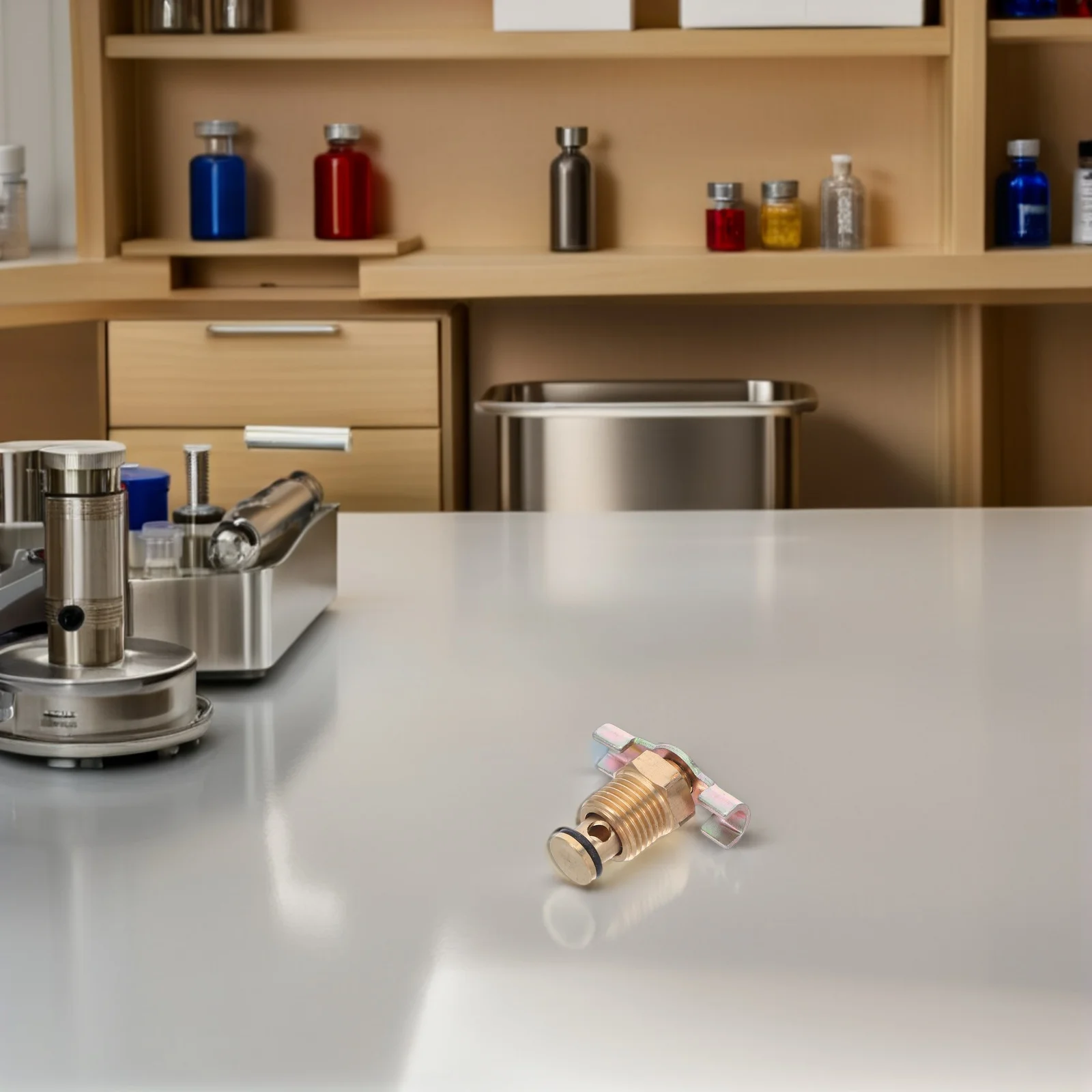 

4Pcs Air Compressor Drain Valve Screw Noise Reducing Moisture Drainage Air Compressor Check Valve Accessories Repair Parts