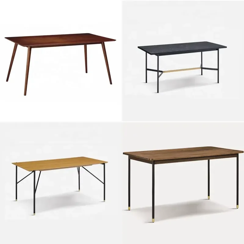 for Modern Wooden Dining Table New Design  Dining Table for Walnut Veneer Dining Table