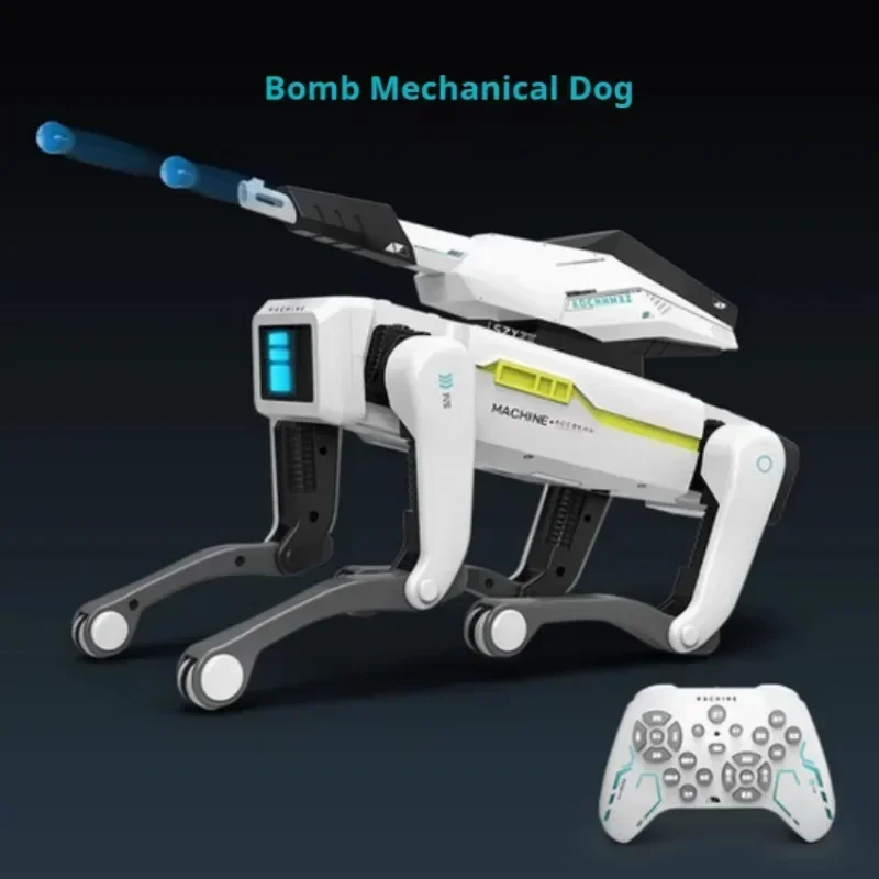 

Kawaii Holiday Gift-31cm AI Intelligent Bomb Robot Dog RC Robot Voice Programmed Robot Chassis for Kids Toys Cool Stuff