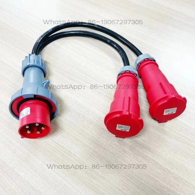 63A or 32A cm two 32A female, one point two power cord, power box power cord 63A plug