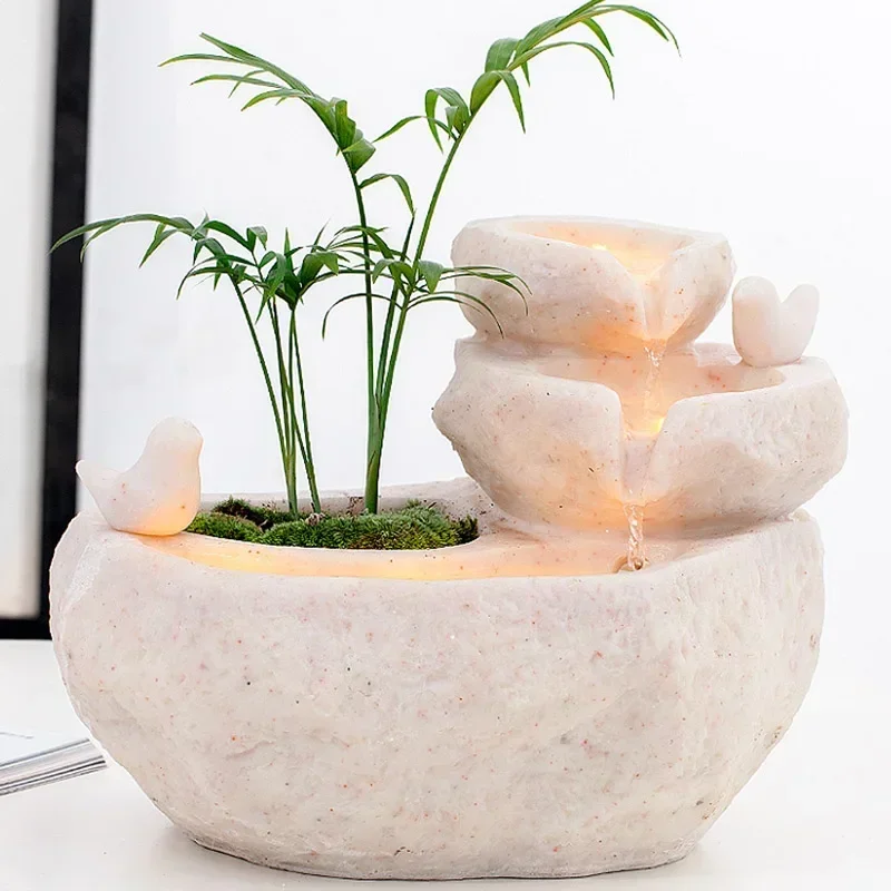 Rockery Indoor Fountain Rich Meaning Of Home Decoration Home Decoration Modern Simple Indoor Fountain Vestibule Fuente Interior