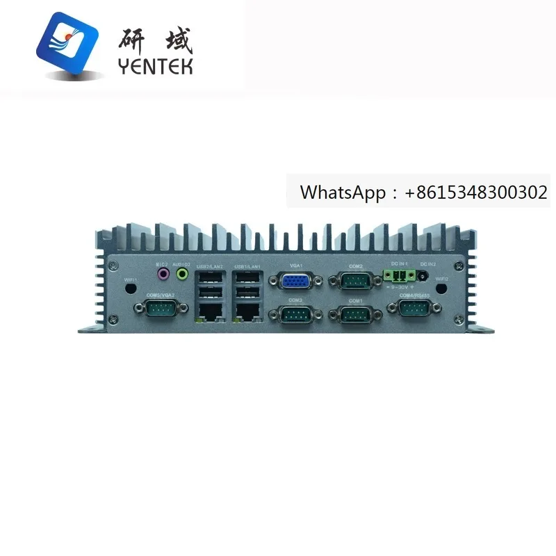 D359Z dual port 6 serial port mini industrial computer quad core J1900 embedded fanless industrial control small host