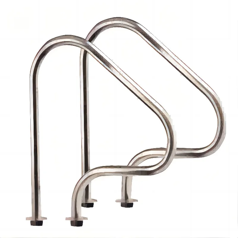 

1.0mm Thick SS304 Swimming Pool Ladder With Secure Handrail, For Custom Home And Outdoor Commercial Pool Matching