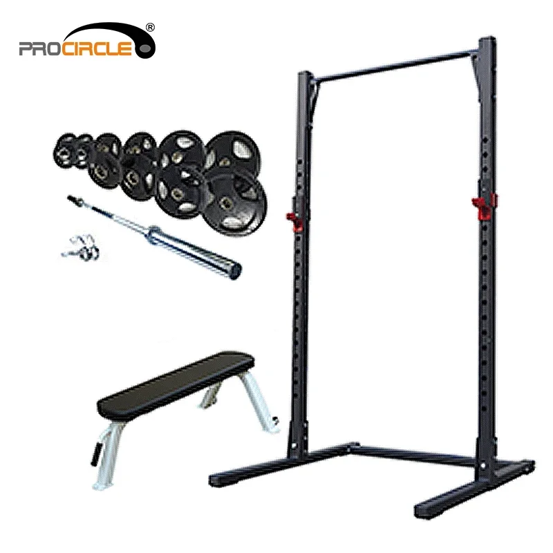 

Strength Training Squat Rack Home Gym Station System For Weightlifting And BodyBuilding
