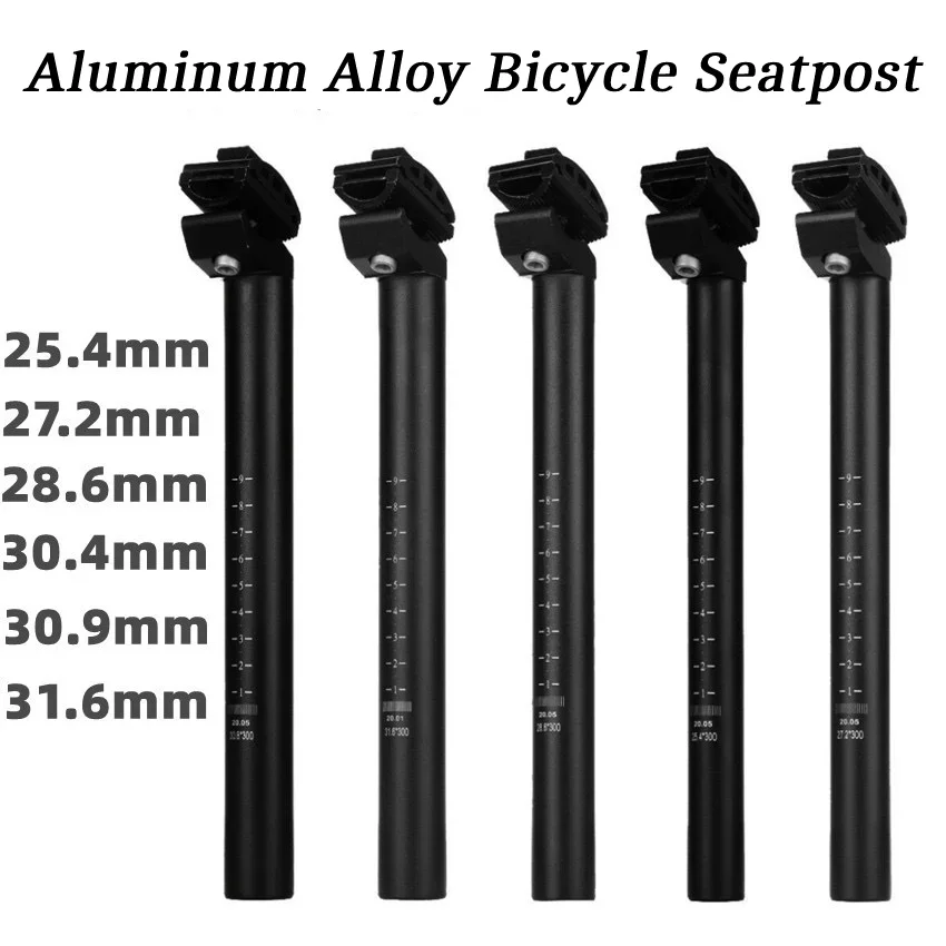 

Bike Seatpost Parts Portable Components Easy Installation Bicycle Seat Post Seat Tube Saddle Pole for Cycling Riding Road Bikes
