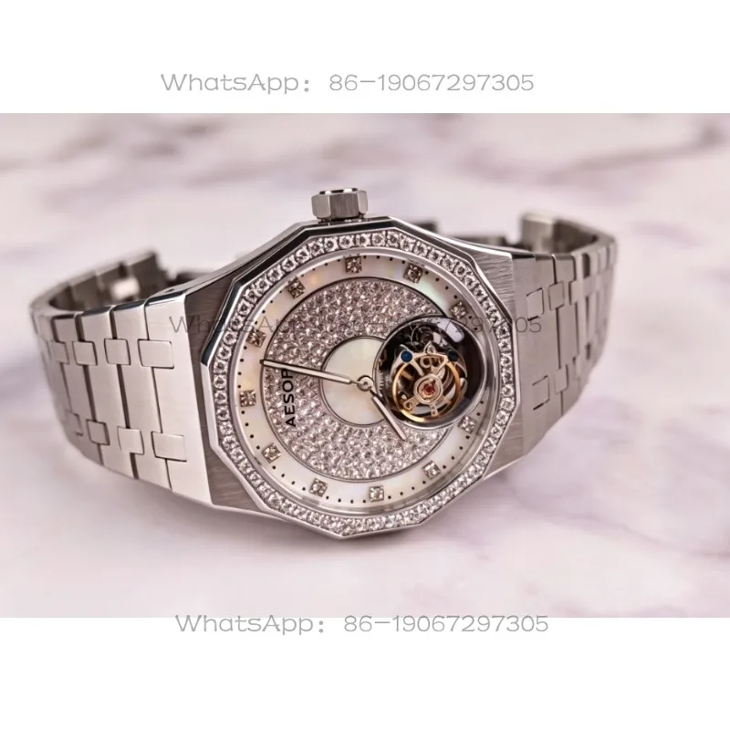Gypsy Star Diamond Fashion Luxury Tourbillon Mechanical Men's Watch 7088