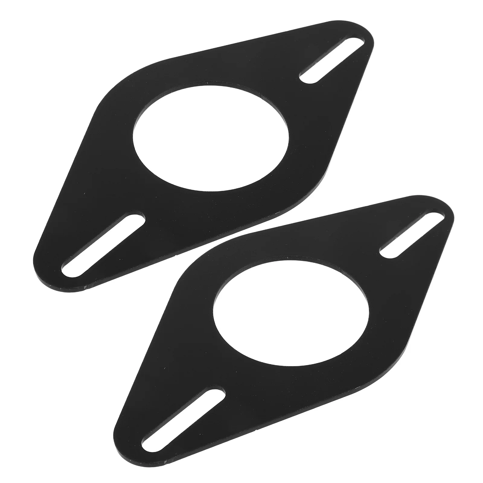 

2pcs Universal Car Speaker Mounting Plate Plastic Tweeter Adapter Ring For Door Speakers Sound Enhancement Bracket Spacer