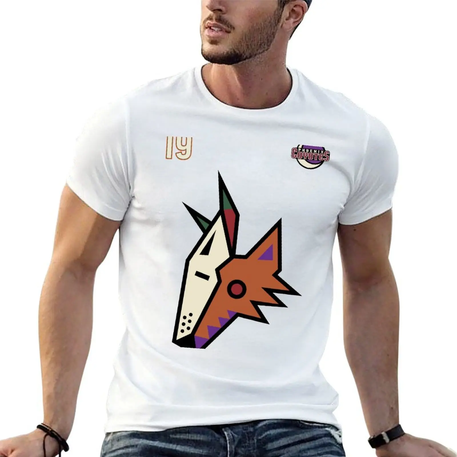 

Phoenix Coyote Head T-Shirt man t shirts graphic man t shirts high quality luxury brand cotton t shirts high quality T-shirt