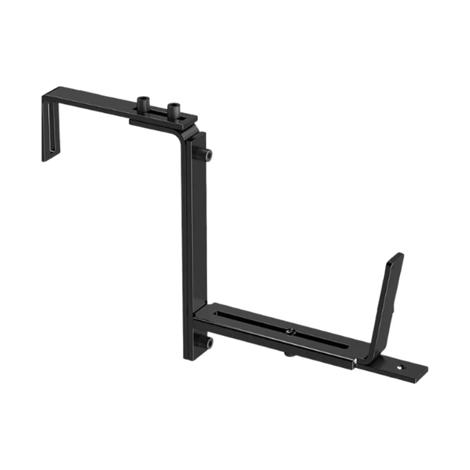 Adjustable Planter Box Bracket Plant Container Accessories Flowerpots Hanger Hook for Railing Outdoor Fence Pergola Balcony