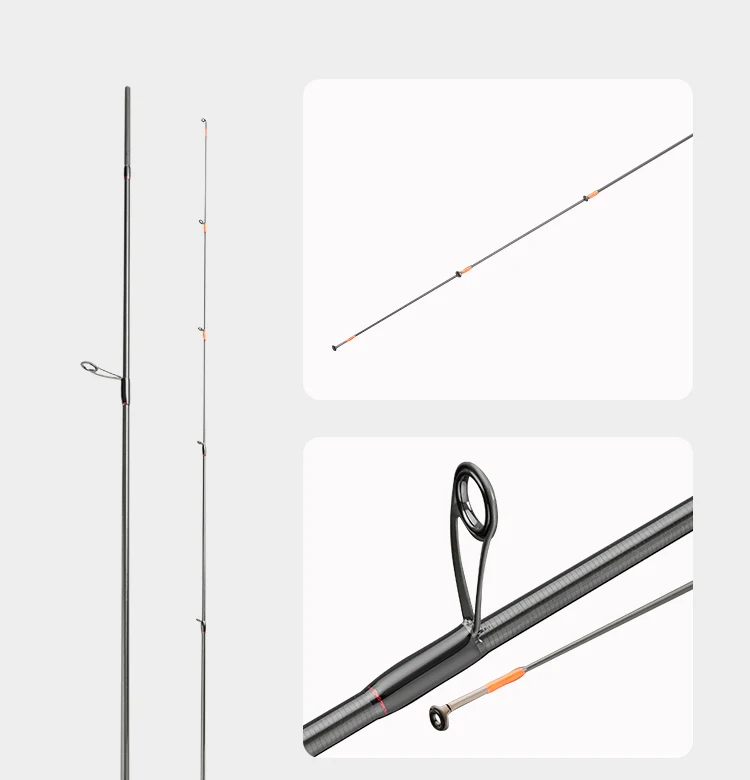 Johncoo Ajing Angelrute mit Fuji-Ringen 622 682L Inshore Spinnrute für kleine Fische 0,2-3g Ködergewicht – Detail 11