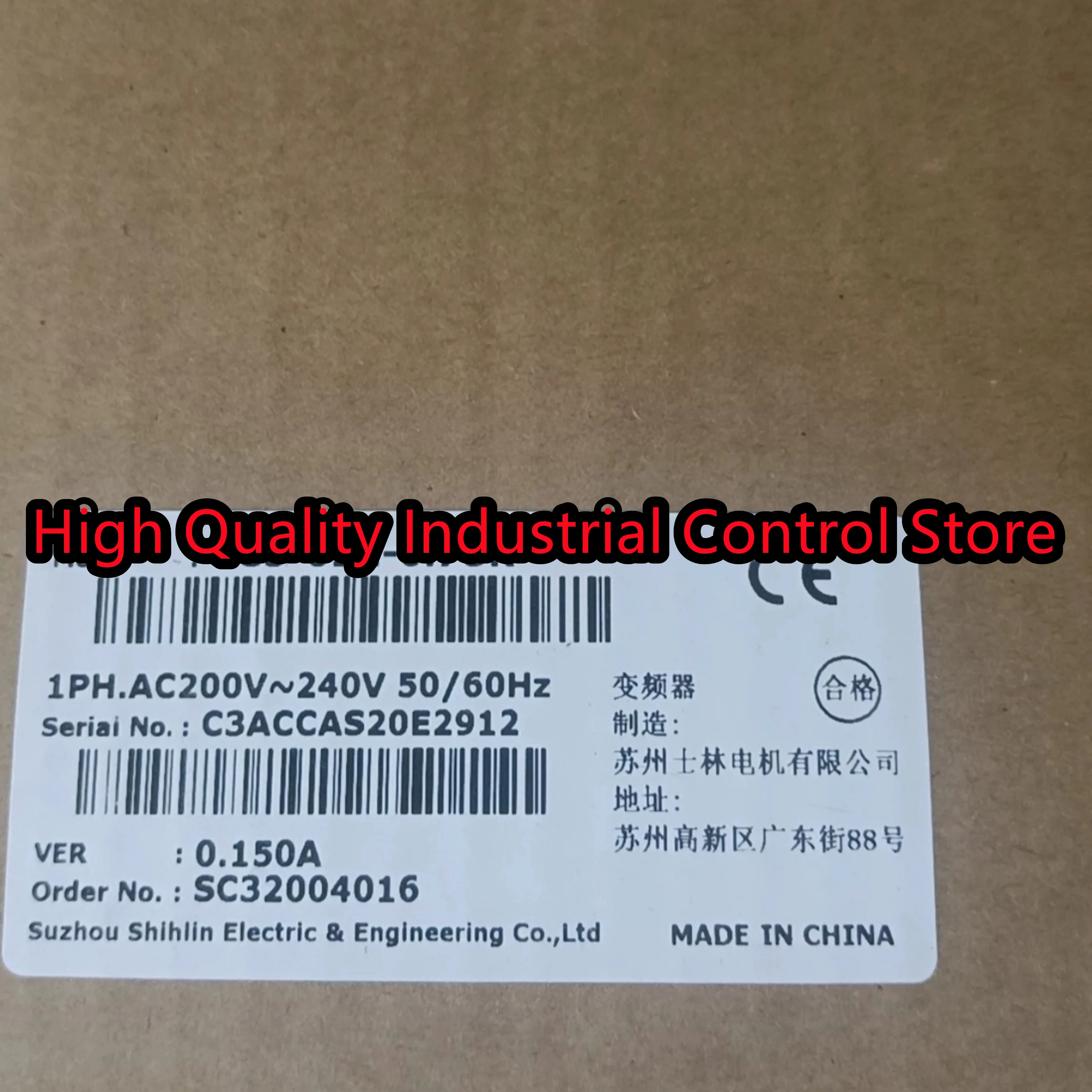 

SC3-021-0.75K Single-phase220V Frequency converter new Original