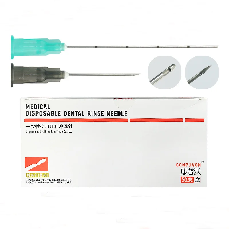 Compwharton needle dental flushing needle medical disposable micro-filling 18g21g22g2325g sterile blunt needle