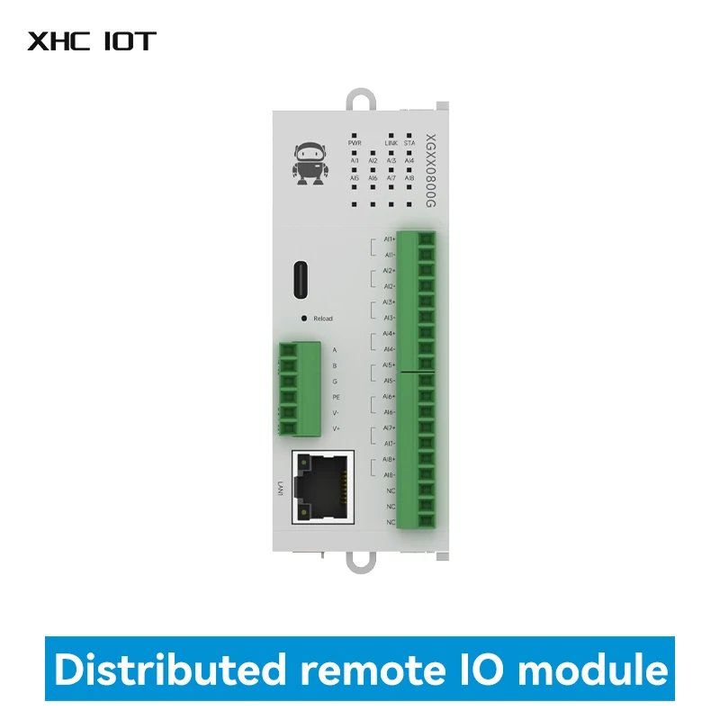 Globalisation ed Télécommande IO Tech 8AI ou Tension Hôte Tech Modbus TCP/RTU Commutateur analogique Mulhouse Ition XHCIOT M31-XGXX0800G