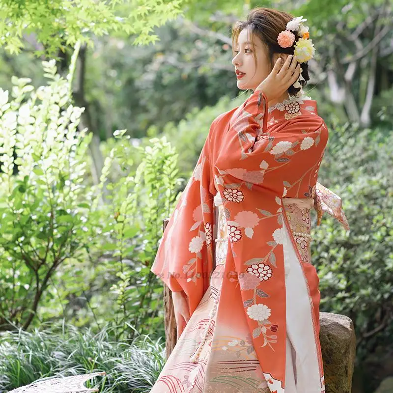 2025 vestido kimono japonés cárdigan kimono mujer kimono tradicional japonés yukata estampado tradicional japonés bata larga japonesa