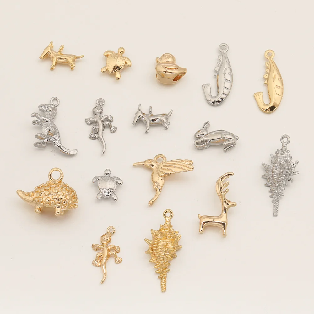 

Cordial Design 50Pcs Jewelry Accessories/Various Copper Pendant/DIY Charms For Bracelets/Hand Made/Genuine Gold Plating #194354