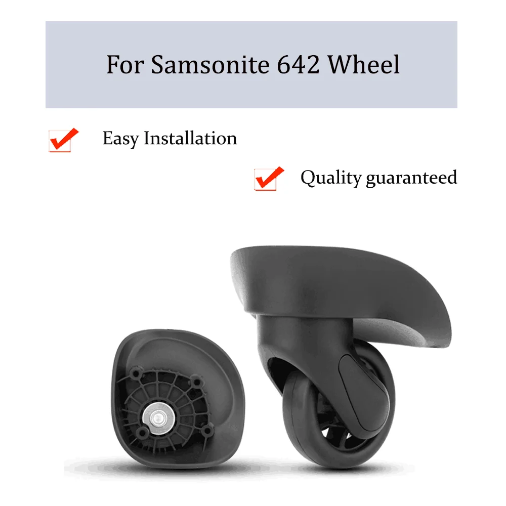 

For Samsonite 642 Universal Wheel Replacement Trolley Case Luggage Pulley Silent Smooth Shock Absorbing Accessories Caster Wheel