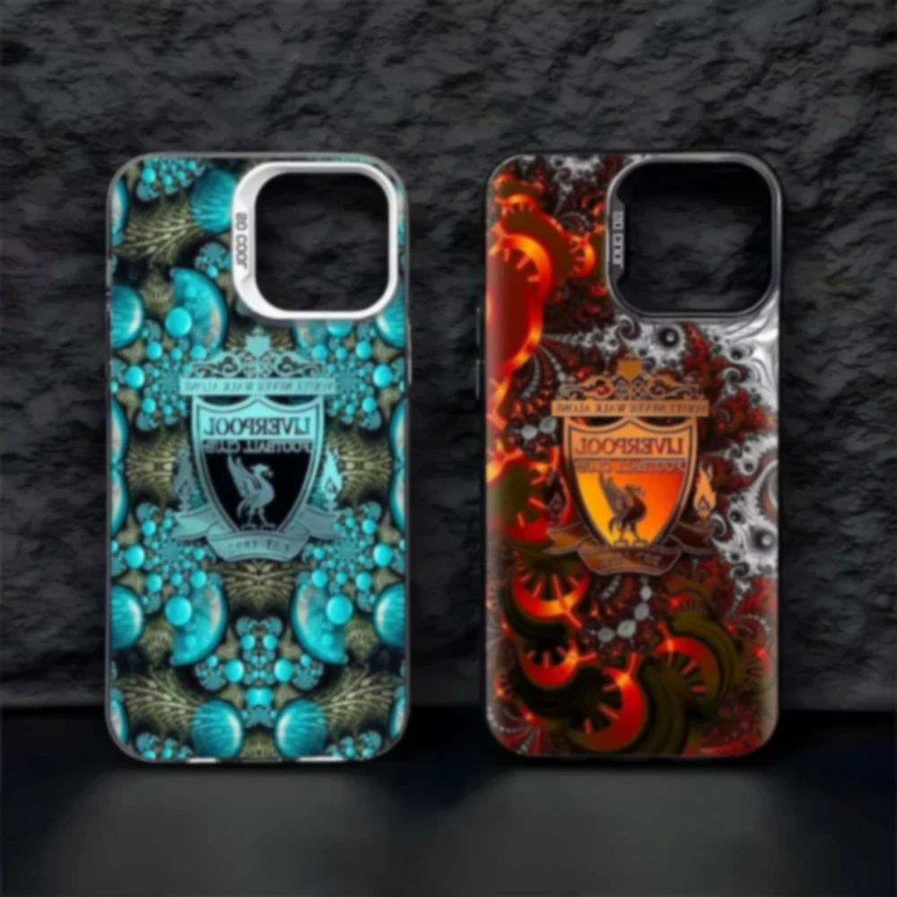 Club Phone Case For iPhone 16 15 14 13 12 11 mini Pro Max X XR XS 8 7 Plus Anti Fall Matte L-LiverpoolS FootballS Back Cover