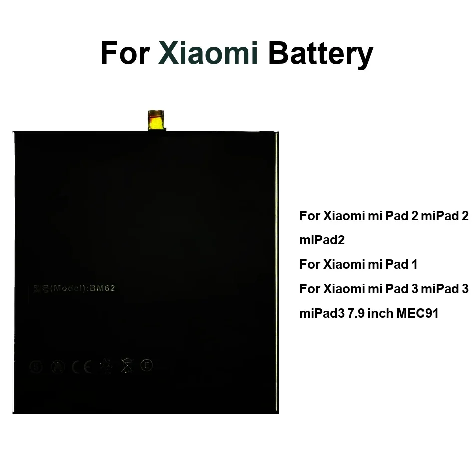 

Аккумулятор для планшета Safe BM61 BM62 BM60 6010-6520 мАч для Xiaomi Mipad 1 2 3 7.9