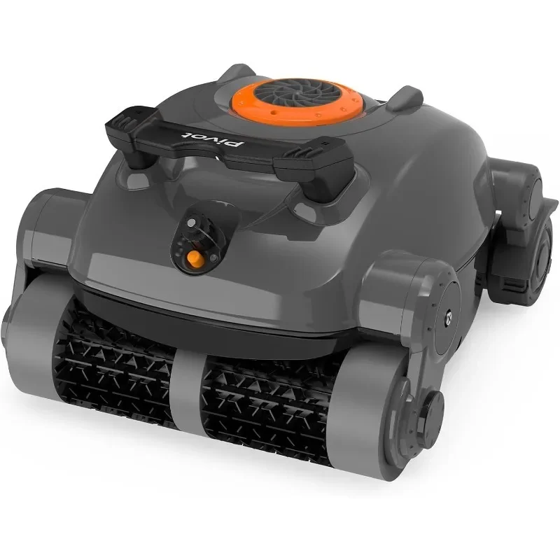 Cordless Robot Pool Cleaner, Wall Climbing, Long Battery Life, Self Parking, Automatic Pool Vacuum,