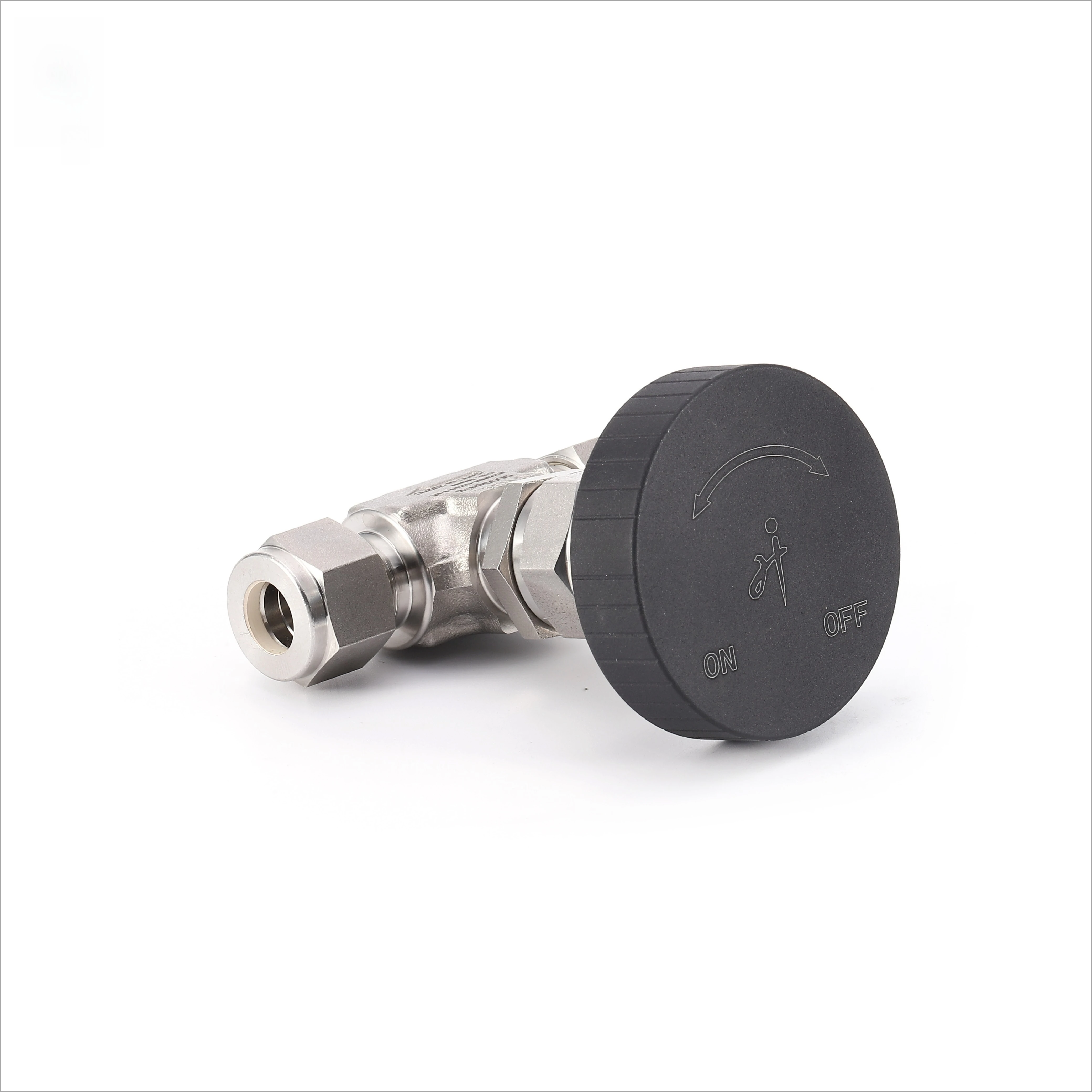 1/4, 1/2 Adjustable Valve Compression Double Ferrule Tube 316 Stainless Steel Valve