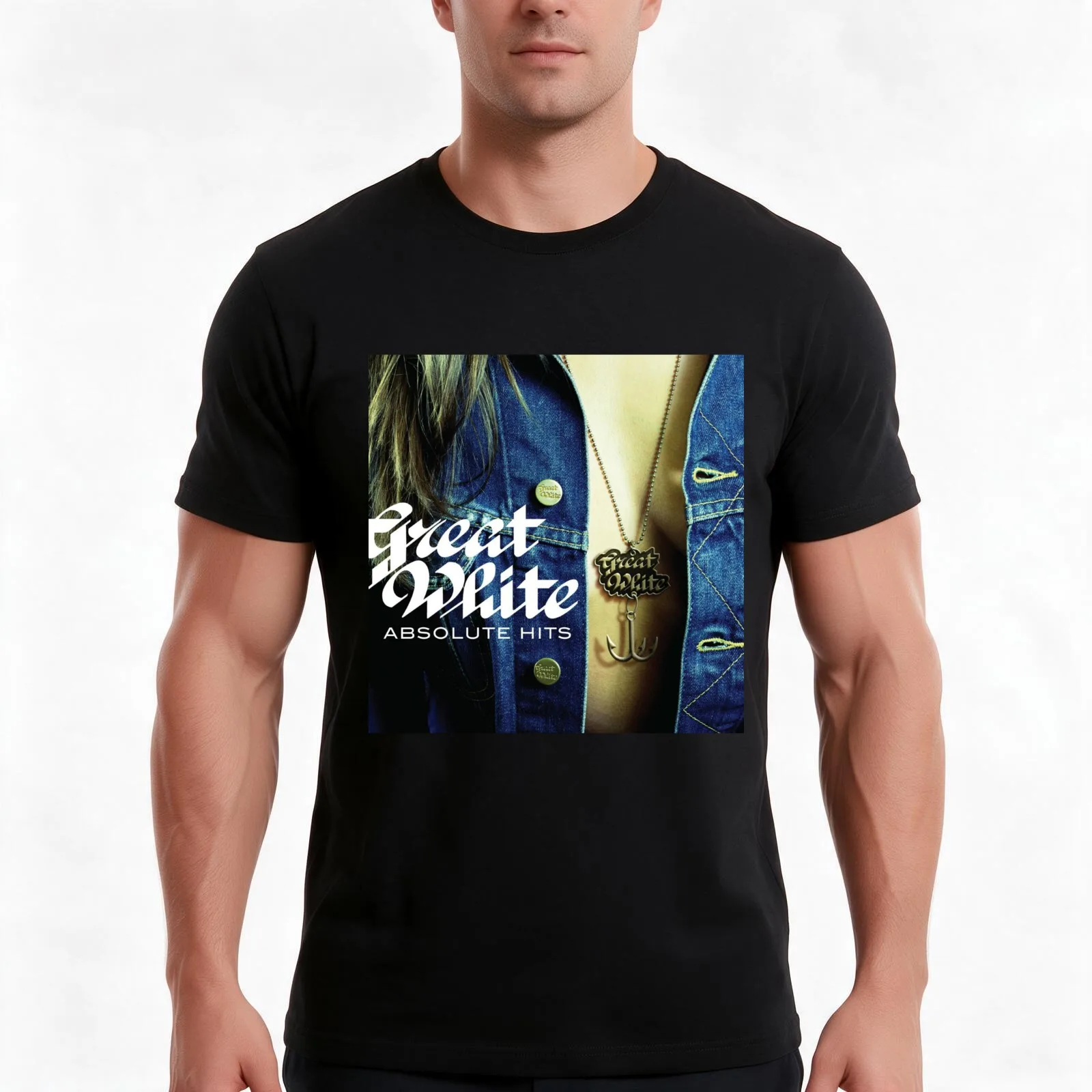Absolute hits T-Shirt, Summer Casual Cotton Tee, Oversized Streetwear Tops, Vintage Graphic Print, Loose Fit Short Sleeve