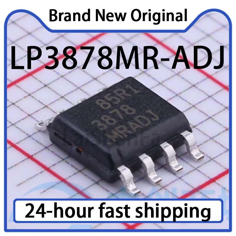 2PCS LP3878MR-ADJ Surface Mount SOIC-8 Linear Regulator (LDO) Original in Stock