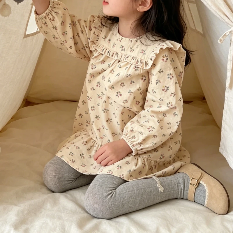 Sweet Silver Bow Pearl Embellished Solid Color Footed Tights for Little Girls Soft High Stretch Breathable Casual Daily Bottoms