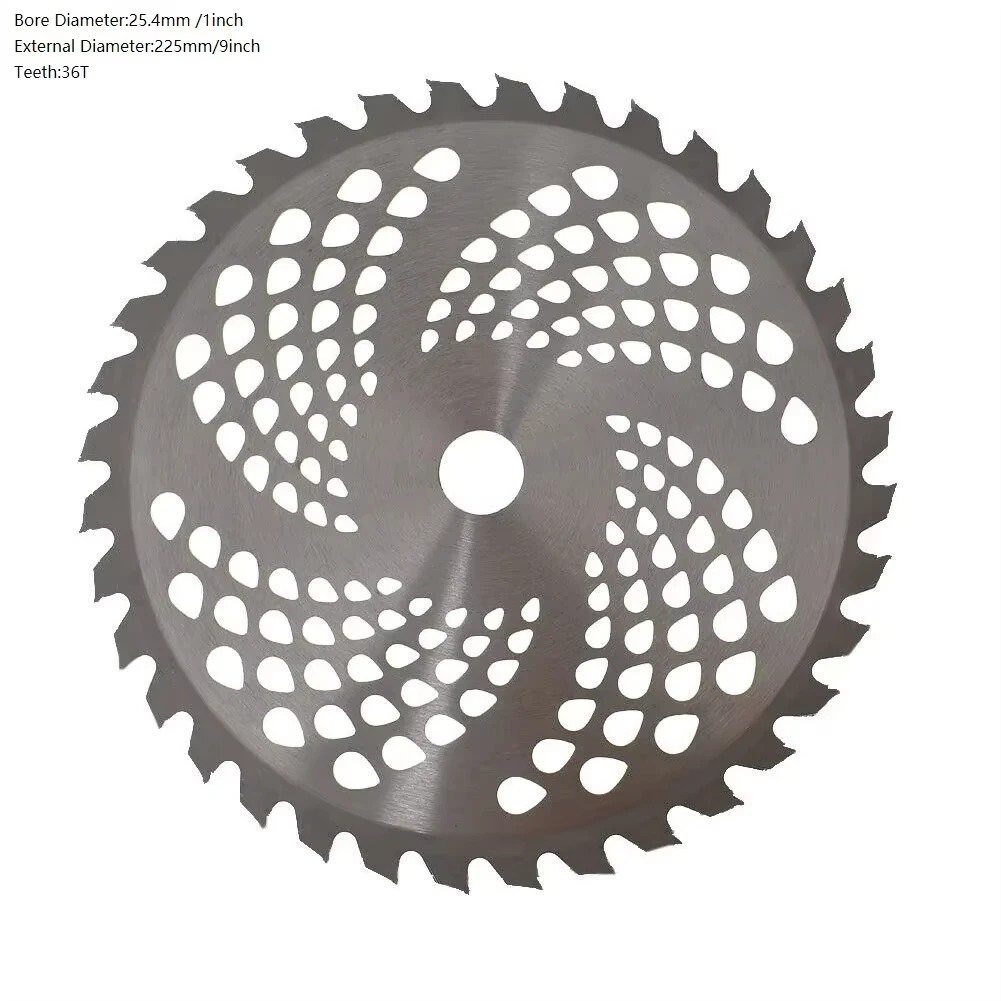 

9 Inch 36 Teeth Grass Trimmer Head Saw Blade Wood Brush Cutter Cutting Disc For Garden Lawn Mower Power Weed Eater Power Tools