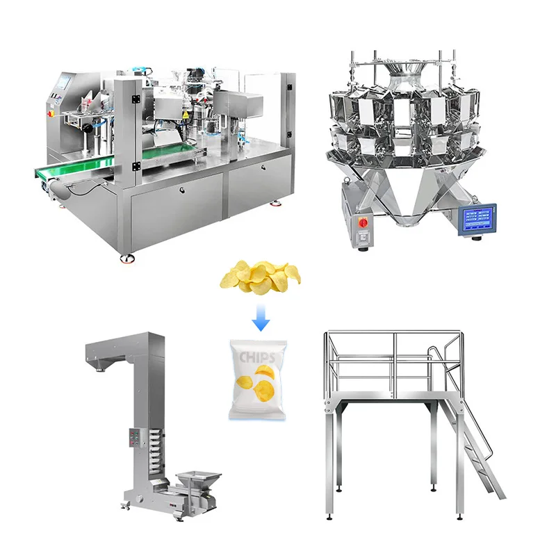 Auger Weighing Granule Packing Machine for Small Grains Spice Powder Pellets Automatic Filling Sealing Customize