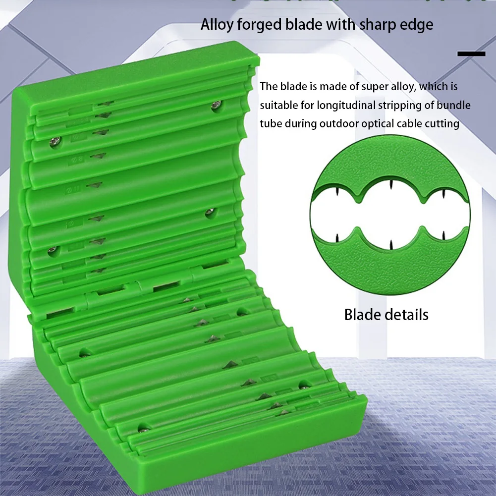 

Инструмент для продольной зачистки центральной оси трубы ABKU-1.5-11мм, стриппер для оптических лент и кабелей