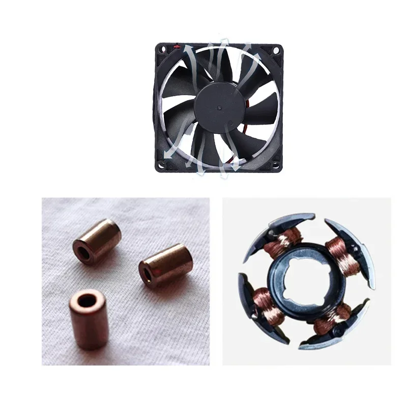 60mm 50mm 40mm 30mm Fans DC 12v 24v 5v Sleeve Bearing Industrial Cooling Fans with Brushless Motor Decoration Quiet Ventilador