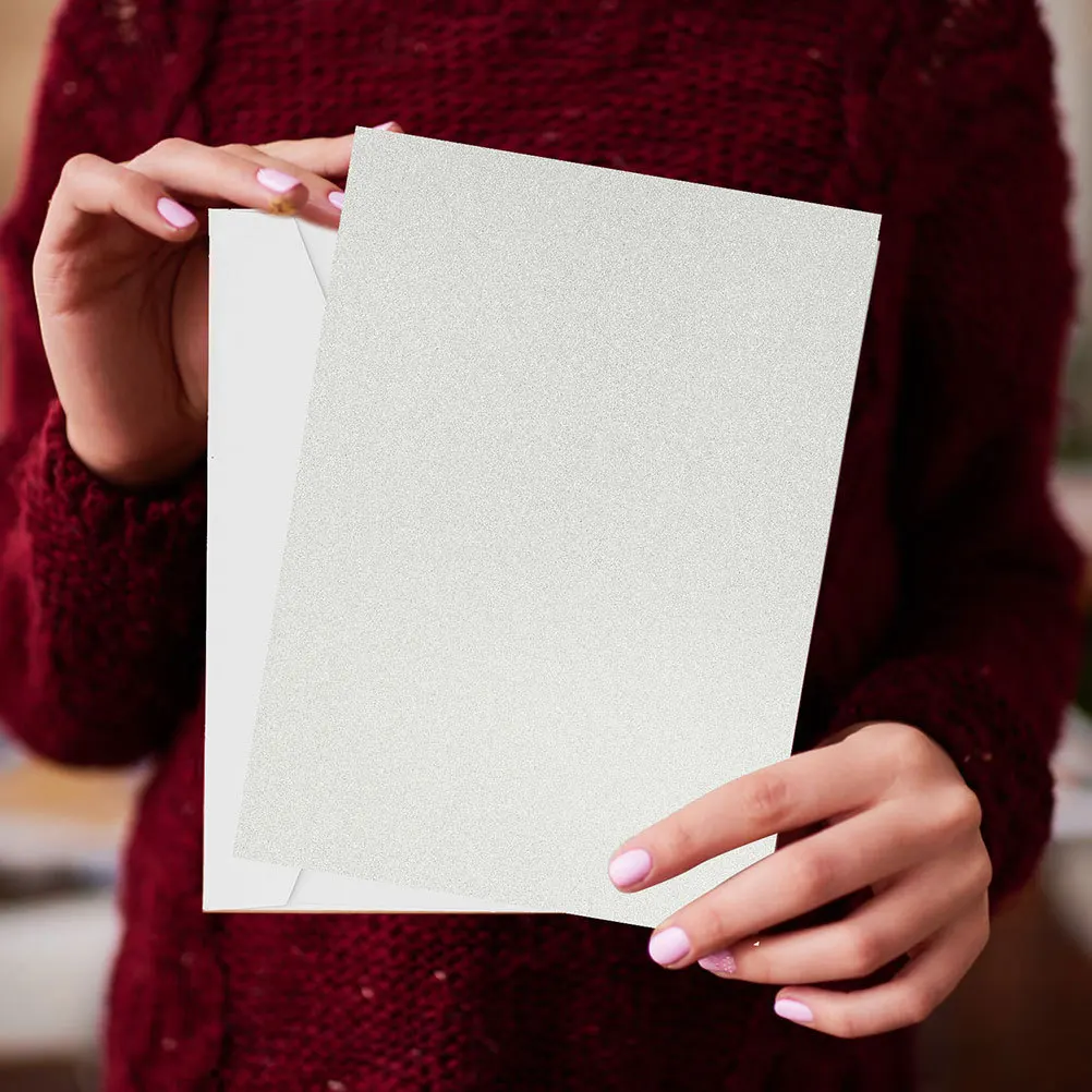 20 قطعة ورق البطاقات اللامع الذهب والفضة لامع لصنع بطاقات سكرابوكينغ مشاريع ذاتية الصنع لوازم الحرف الورقية للحرف اليدوية #4