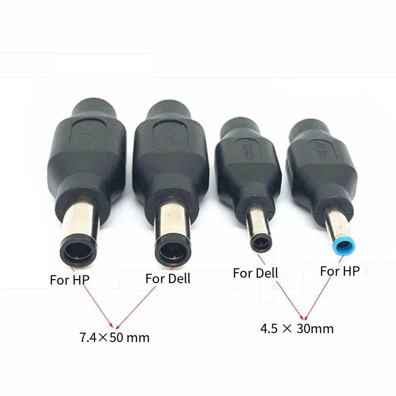 Wtyczka Coverter 5,5x2,1 mm żeńska na 4,5x3,0 mm męska do laptopa HP Dell Ultrabook 7,4*5,0
