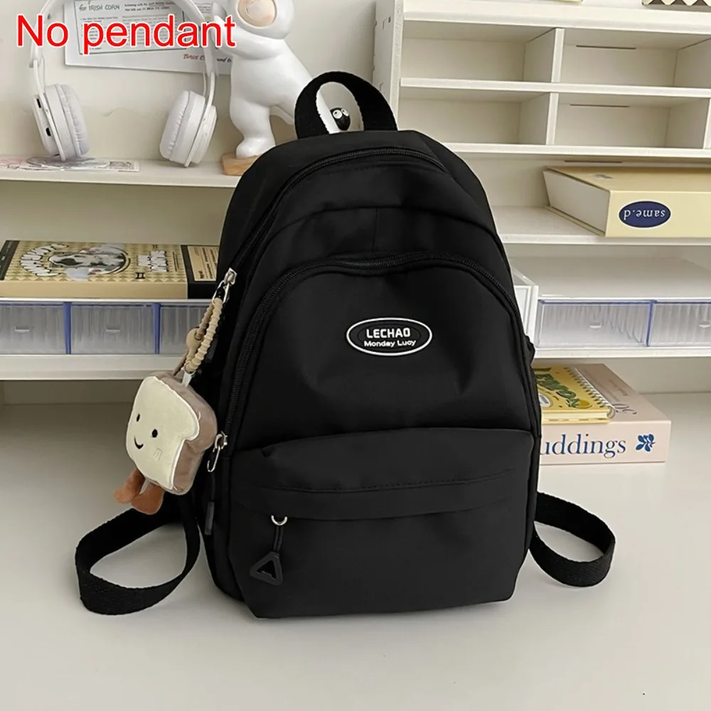 

Kawaii Large Capacity Backpack Nylon Candy Color Bookbags Travel Knapsacks Daily
