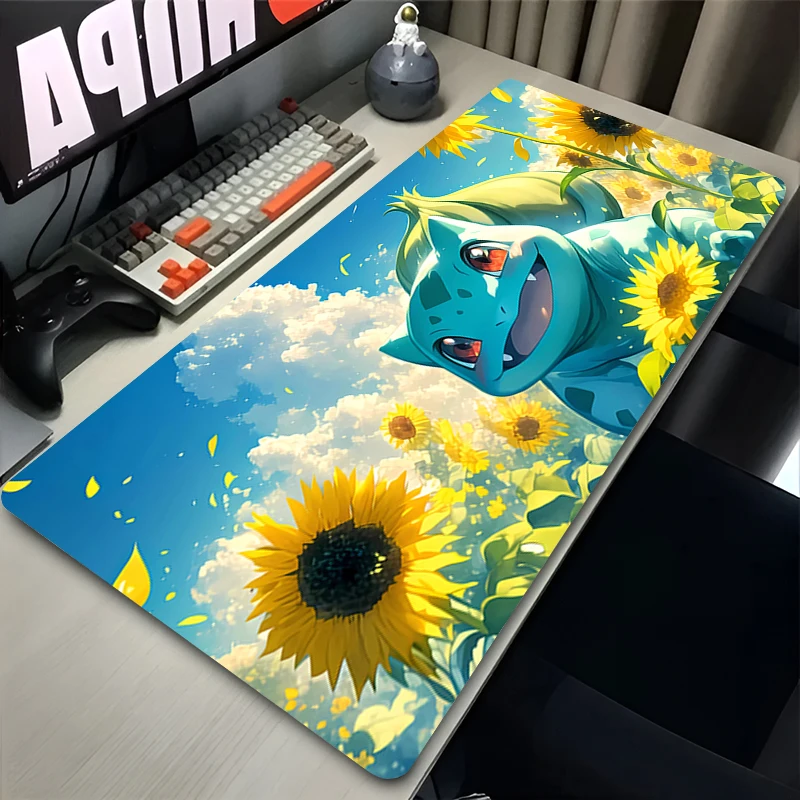

Minimalist Mouse Pad Pokemon Bulbasaur Office Gaming Gamer Computer Mousepad Accessories Tablet Varmilo Keyboard Pad HD Mausepad