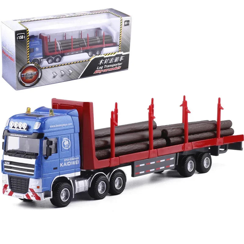 

TEMIKIDS 1:50 Alloy Engineering Car Series Model Wood Transport Car Toy Car Model Chrilden'S Gift B342
