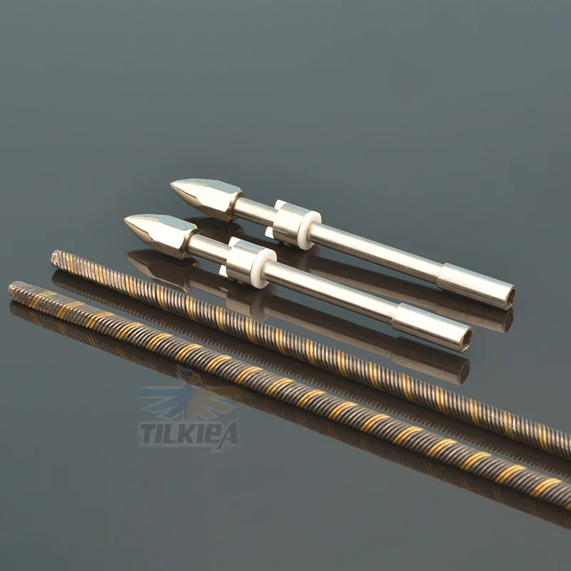 6.35 مللي متر 1/4 ''المرنة كابل + 6.35 مللي متر الدعامة رمح أنبوب النحاس الأنابيب البلاستيكية محرك الكلب الدعامة الجوز طوقا/مجموعة ل RC قارب الغاز