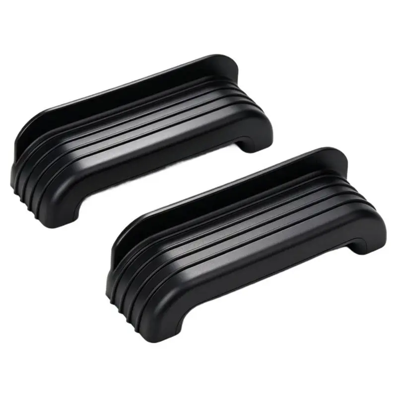 B82B-Silicone Handle Covers(2 Pack) For Ninja Crispi/Crispi Pro Glass Air Fryers- Heat-Resistant Grip Holders(2.5QT/4QT/6QT)