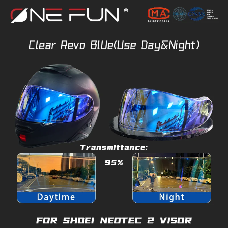 Helmet Visor For Shoei Neotec 2 CNS-3 Full Face CNS3 Neotec II Photochromic Helmet AntiFog Lens Shield Mask Black Silver