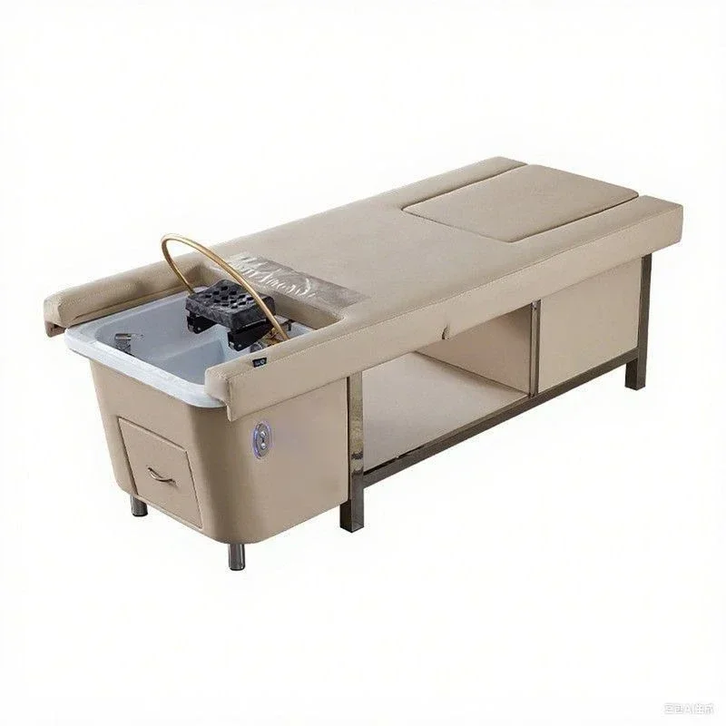 

High-end shampoo bed Intelligent electric lifting head treatment Foot bath Sofa integrated bed Foot massage bed SPA