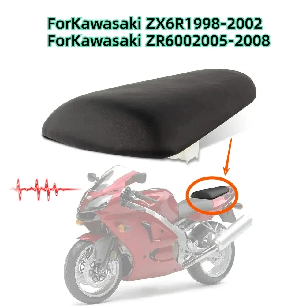

Motobike Rear Passenger Seat Pillion Cushion Pad for Kawasaki ZX6R ZX-6R1998-2002 ZZR600 2005-2008 Motorcycle