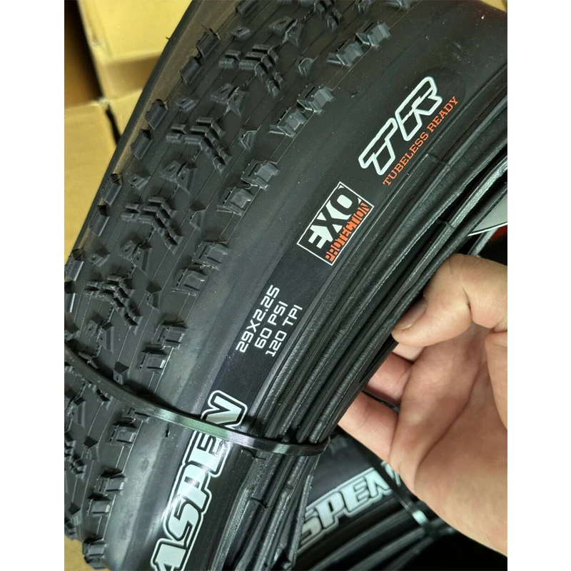 MAXXIS ASPEN 29inch Tubeless Tire 29x2.25 120tpi 60psi XC Mountain Bike Folding Tires Black