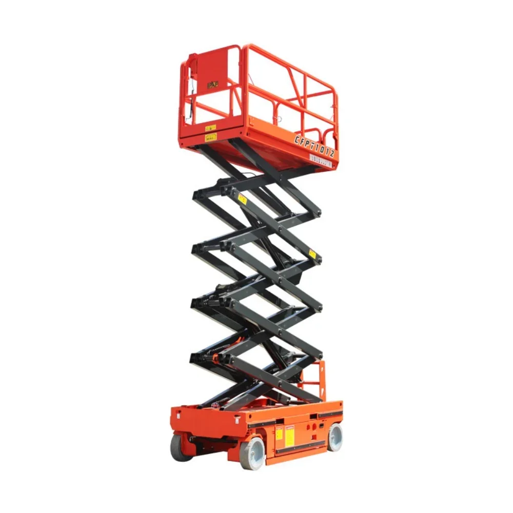 Self-propelled scissor lift mini simple high-altitude maintenance operation fully automatic walking electro-hydraulic platform