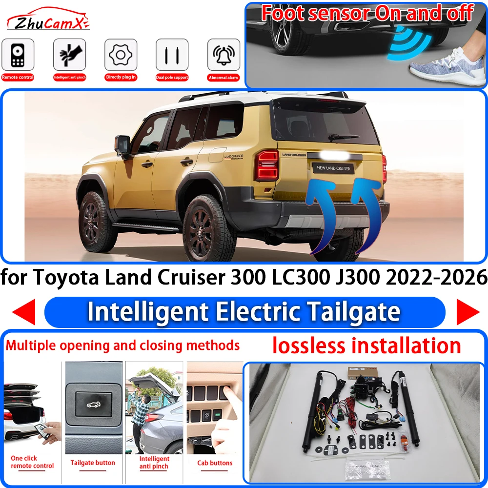 

for Toyota Land Cruiser 300 LC300 J300 2022-2026 Power Liftgate Trunk Electric Suction Tailgate Intelligent Tail Gate Lift Strut