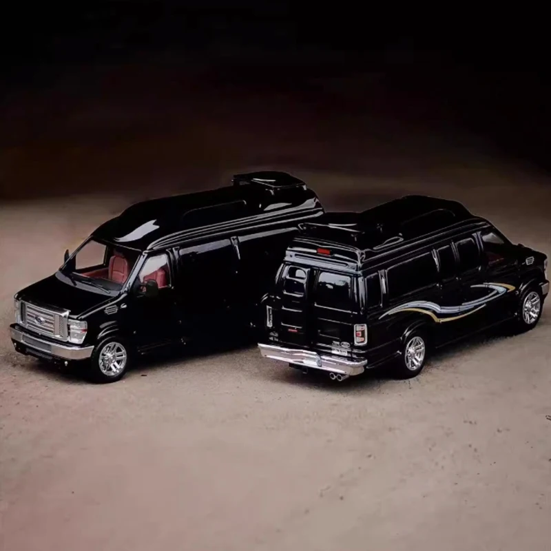 

MK 1:64 масштаб E350 RV автомобиль из сплава моделирование модель автомобиля для взрослых коллекция хобби сувенир подарок украшение дисплея